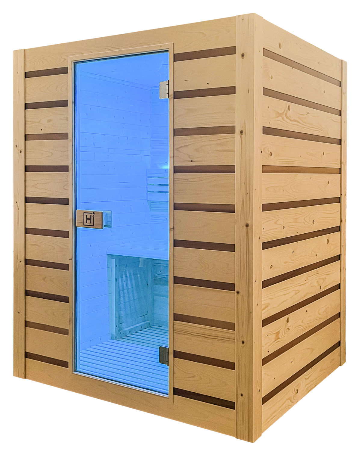 Sauna Vapeur Holl's Eccolo 2 Places Épicéa & Cèdre Rouge | Espace Sport