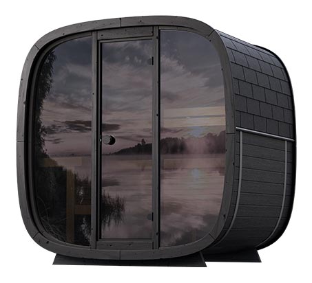 Sauna de vapor Holl's Onyxia Cube de exterior | Espacio Deporte