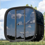 Sauna de vapor Holl's Onyxia Cube de exterior | Espacio Deporte