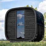 Sauna de vapor Holl's Onyxia Cube de exterior | Espacio Deporte