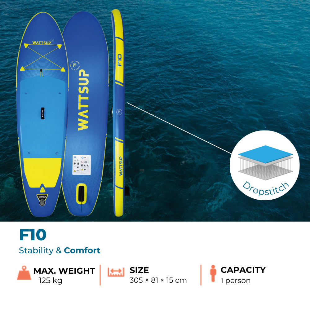 Wattsup F10 All-Round Inflatable Paddle Board | Espace Sport