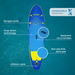 Wattsup F10 All-Round Inflatable Paddle Board | Espace Sport