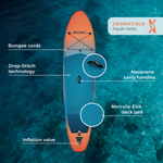 Surf de remo inflable Wattsup F11 All-Round / Touring | Espace Sport