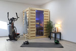 Sauna Vapeur Holl's Eccolo 2 Places Épicéa & Cèdre Rouge | Espace Sport
