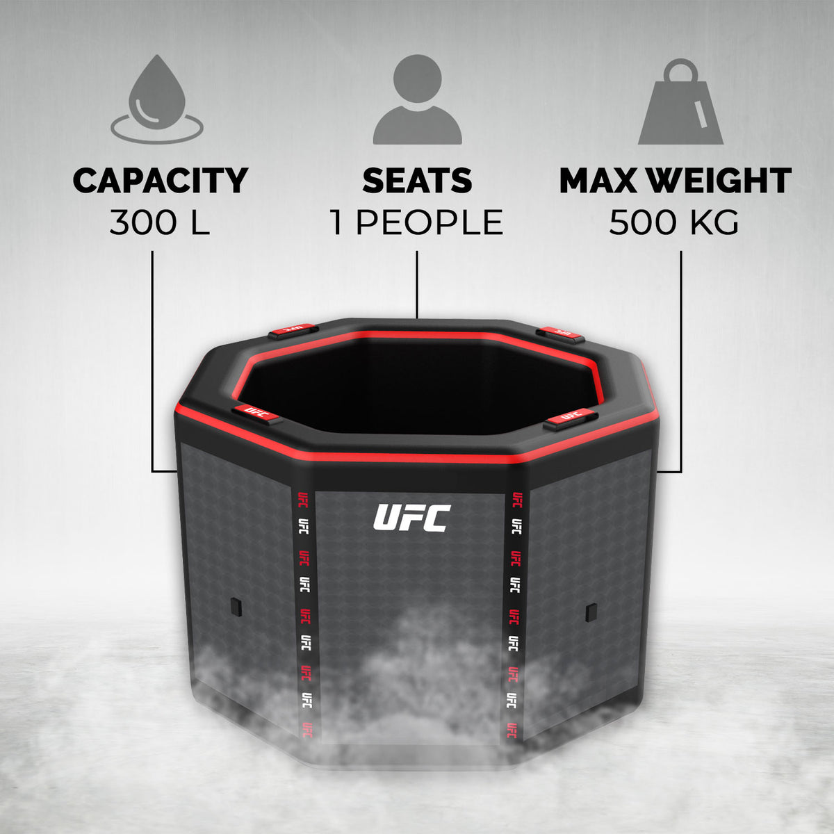 Bain Froid de Récupération Ice Barrel UFC NetSpa | Espace Sport