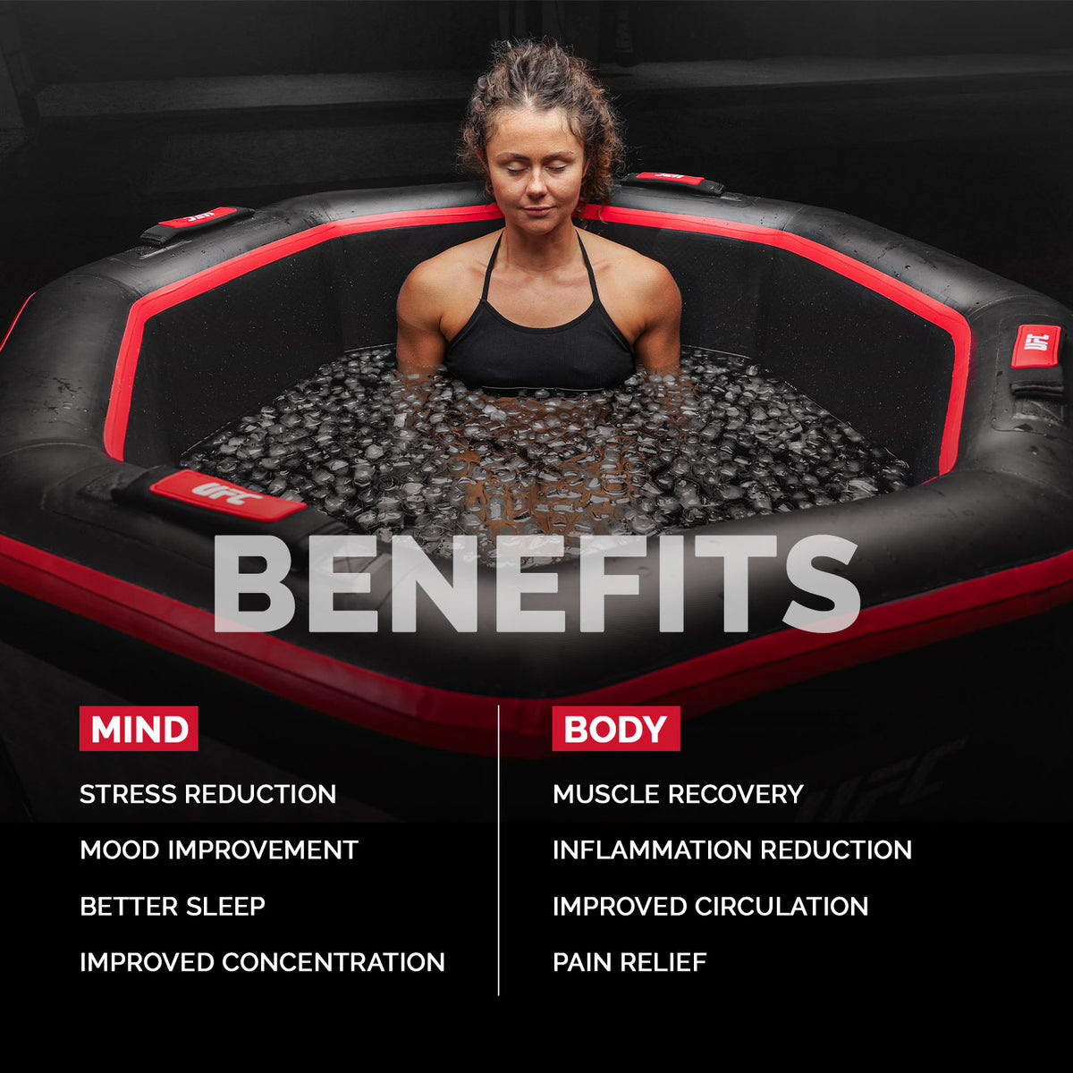 Bain Froid de Récupération Ice Barrel UFC NetSpa | Espace Sport