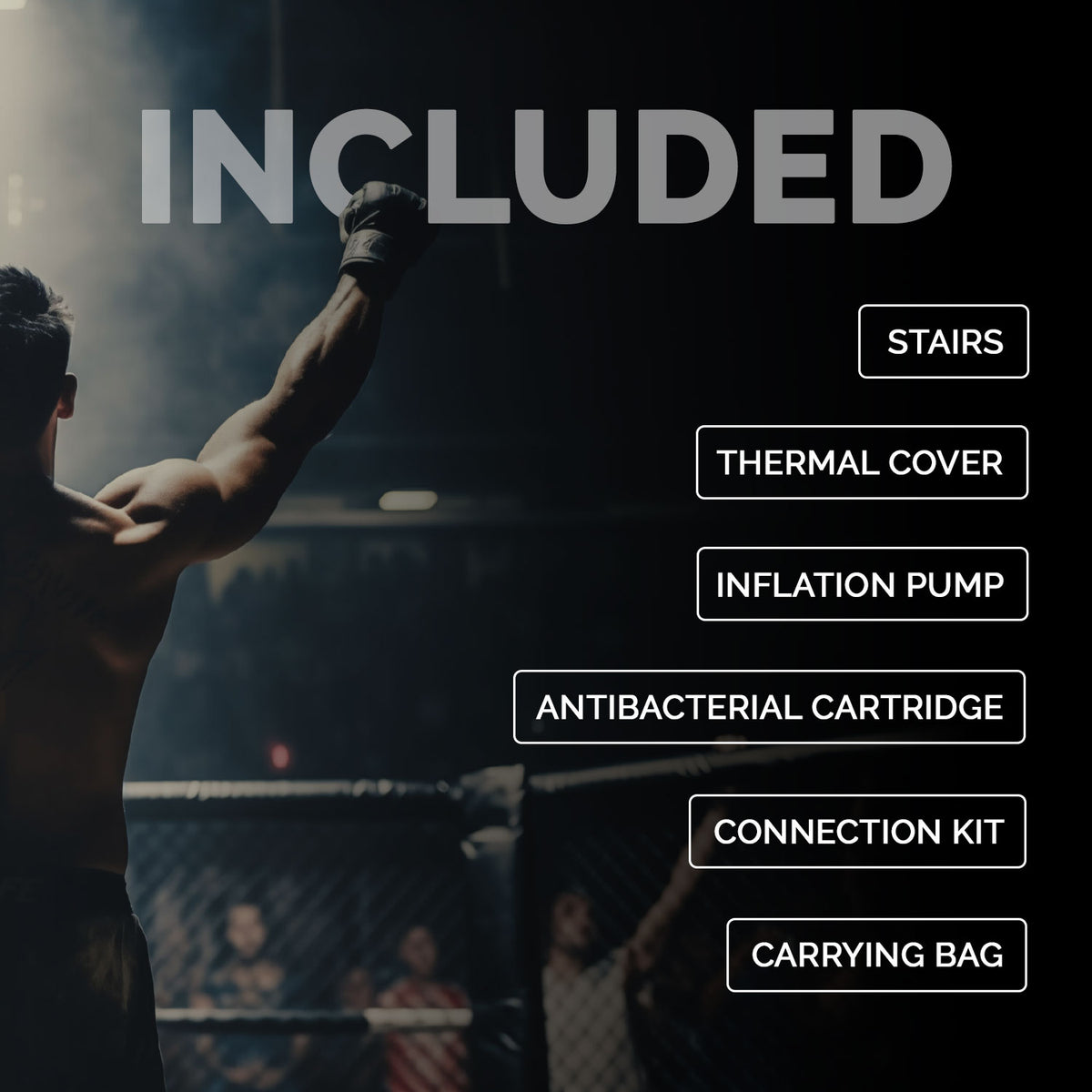 Bain Froid de Récupération Ice Barrel UFC NetSpa | Espace Sport