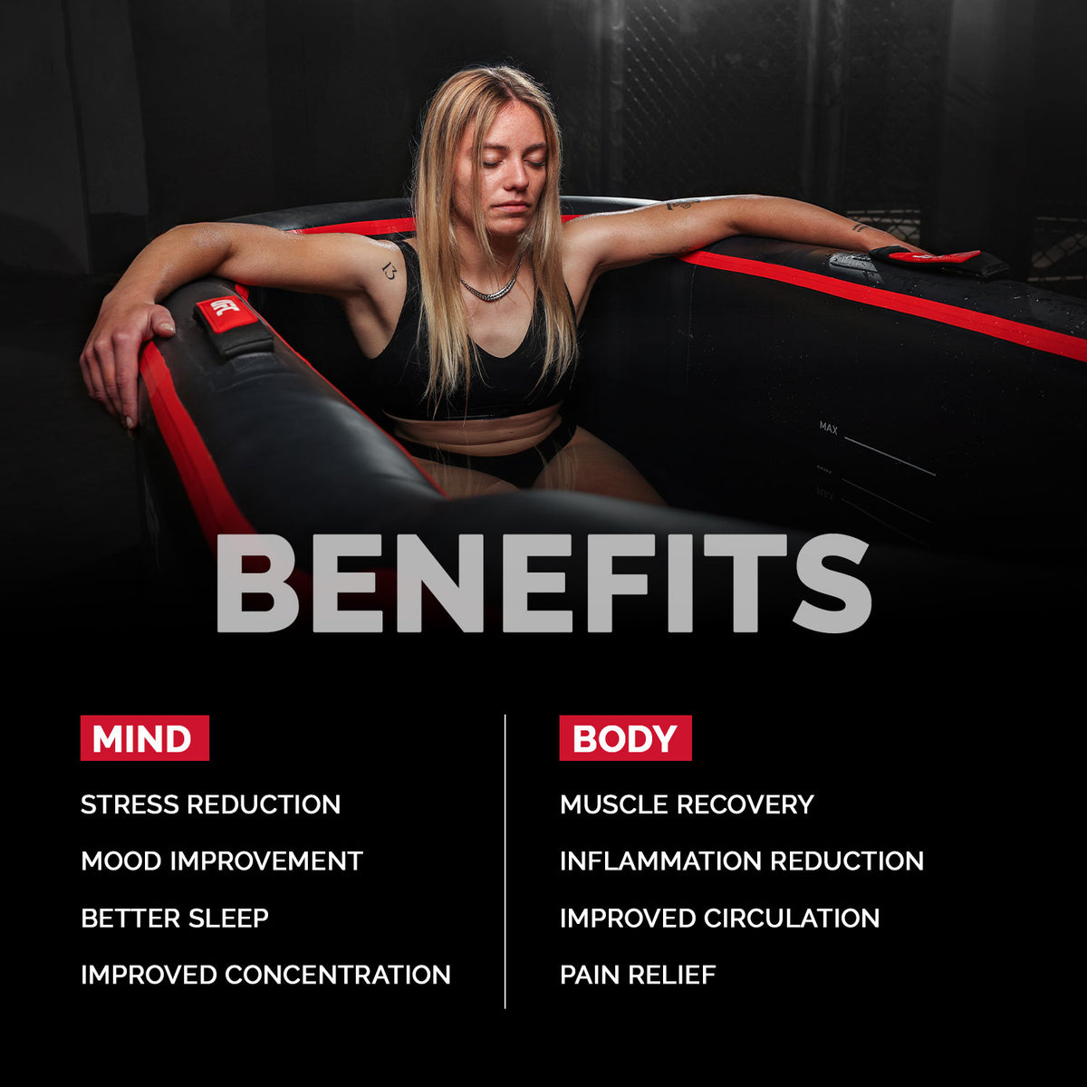 Baño Frío UFC IceBath Duo NetSpa | Espacio Deporte