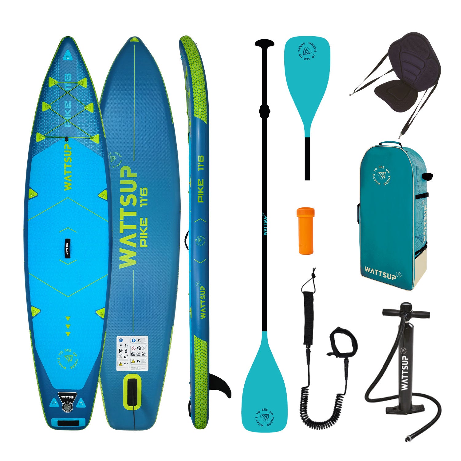 Paddle gonflable WattSUP Pike 11'6 Combo Kayak | Espace Sport
