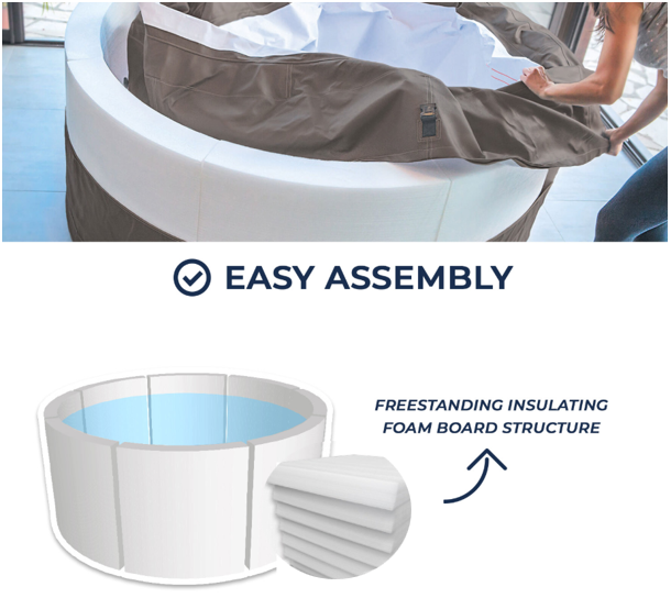 Spa Semi-Rigide NetSpa Vita Premium & Mobilier 5 Éléments | Espace Sport