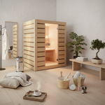 Sauna Vapeur Holl's Eccolo 2 Places Épicéa & Cèdre Rouge | Espace Sport