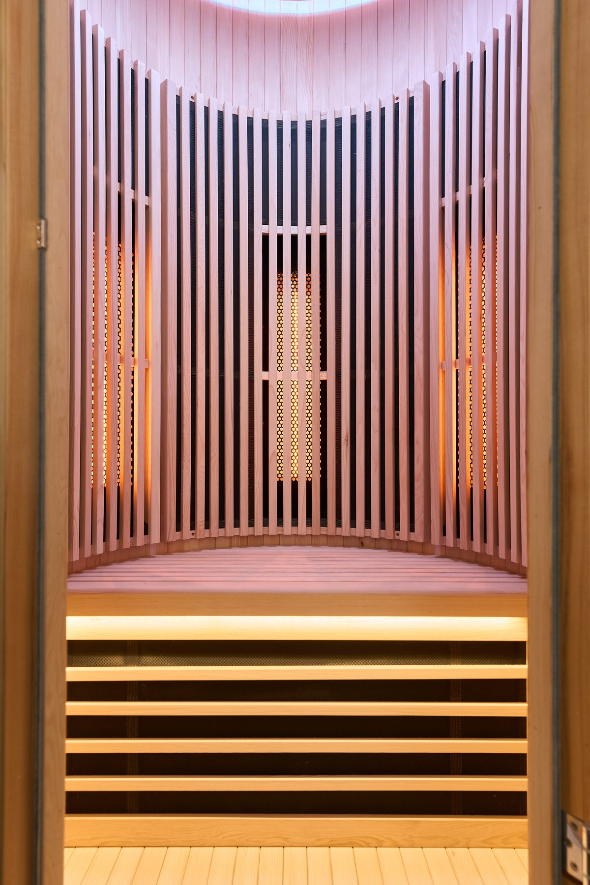Sauna Infrarouge Holl's Moon 1 Place Wood Color | Espace Sport