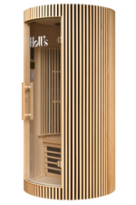 Sauna Infrarouge Holl's Moon 1 Place Wood Color | Espace Sport