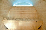 Holl's Gaïa Luna 6-Person Outdoor Sauna | Barrel Sauna | Espace Sport