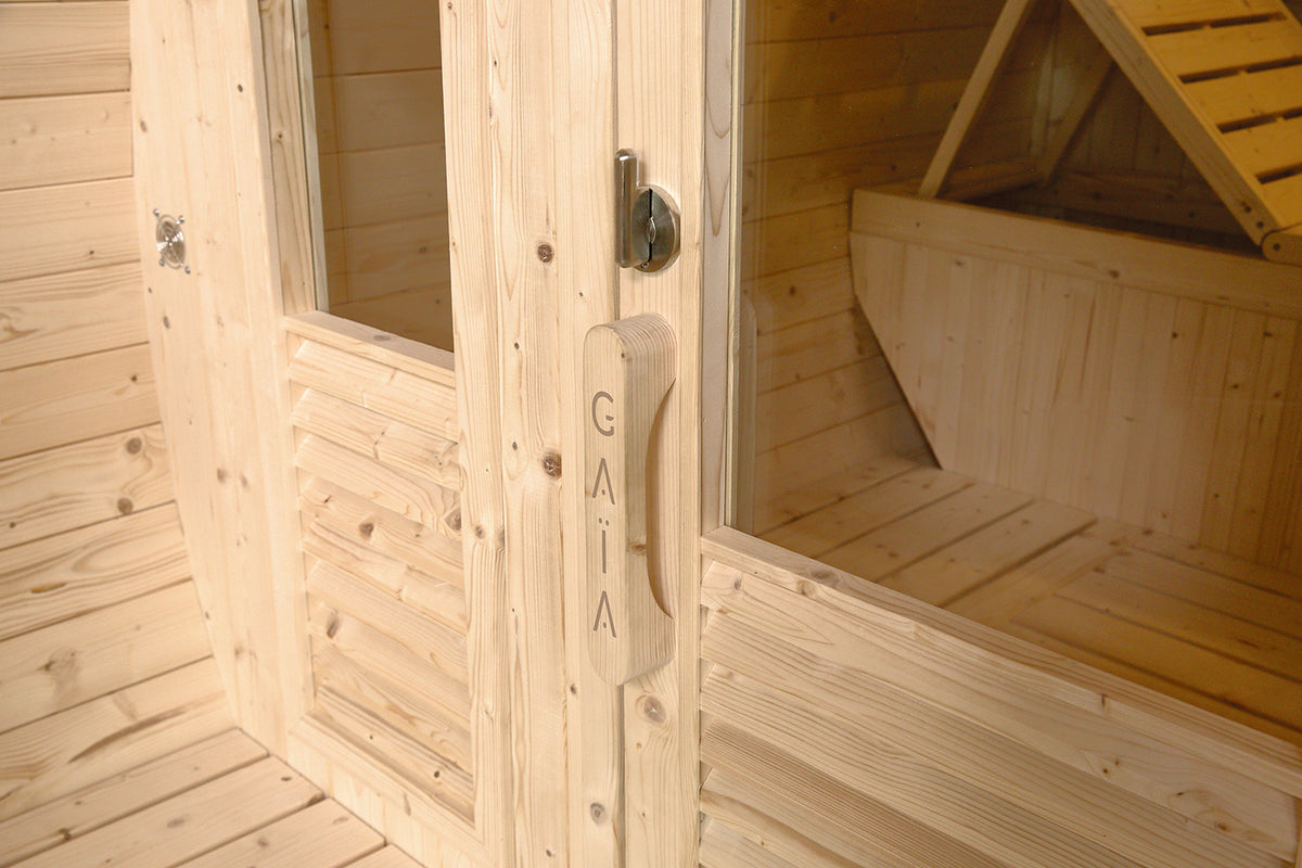 Holl's Gaïa Luna 6-Person Outdoor Sauna | Barrel Sauna | Espace Sport