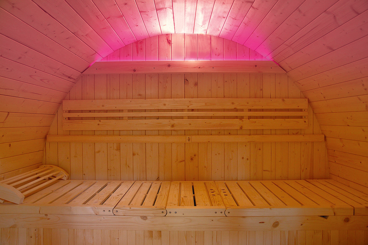 Holl's Gaïa Bella 3-Person Outdoor Sauna | Barrel Sauna | Espace Sport