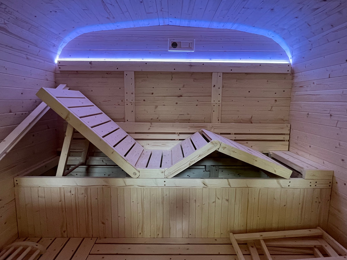 Holl's Gaïa Nova Outdoor Sauna | Traditional Steam Sauna | Sports Area
