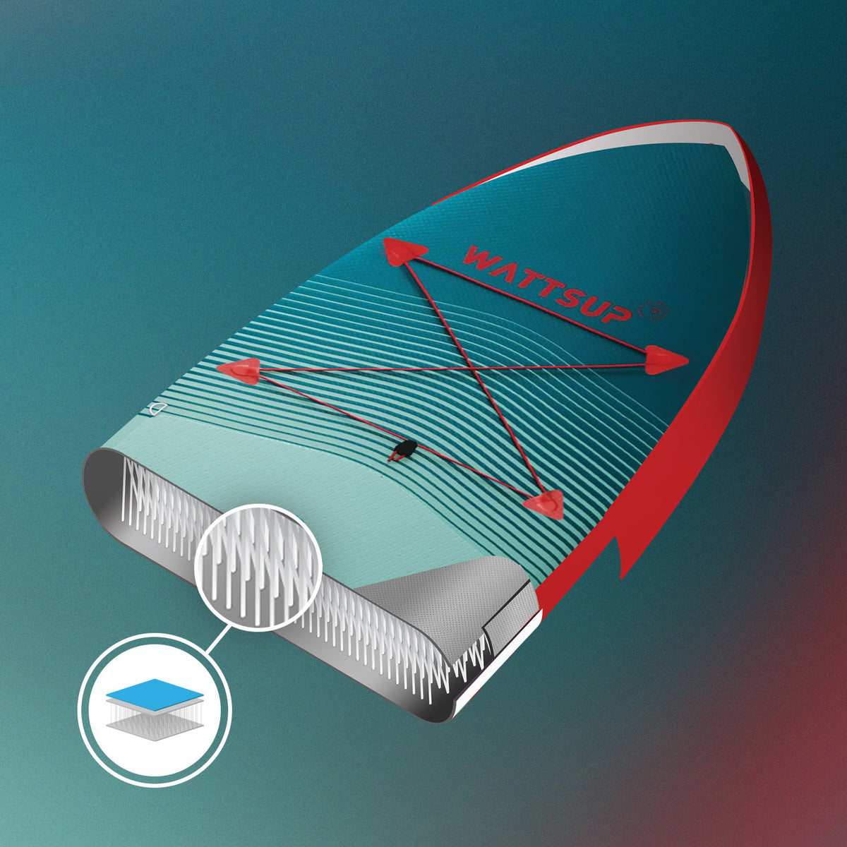 Wattsup F12 Touring Inflatable Paddleboard | Espace Sport