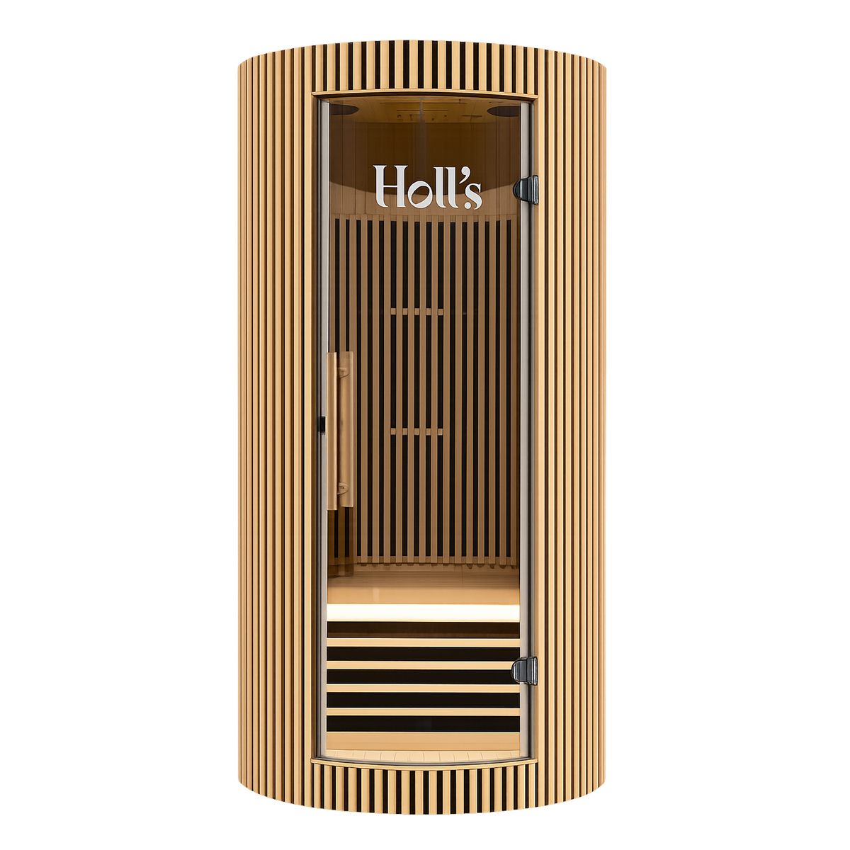 Sauna Infrarouge Holl's Moon 1 Place Wood Color | Espace Sport