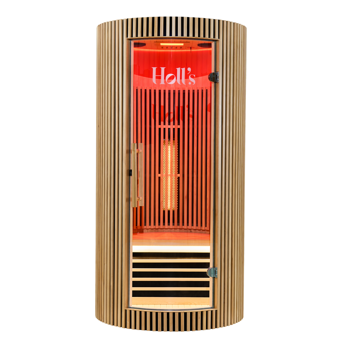 Sauna Infrarouge Holl's Moon 1 Place Wood Color | Espace Sport