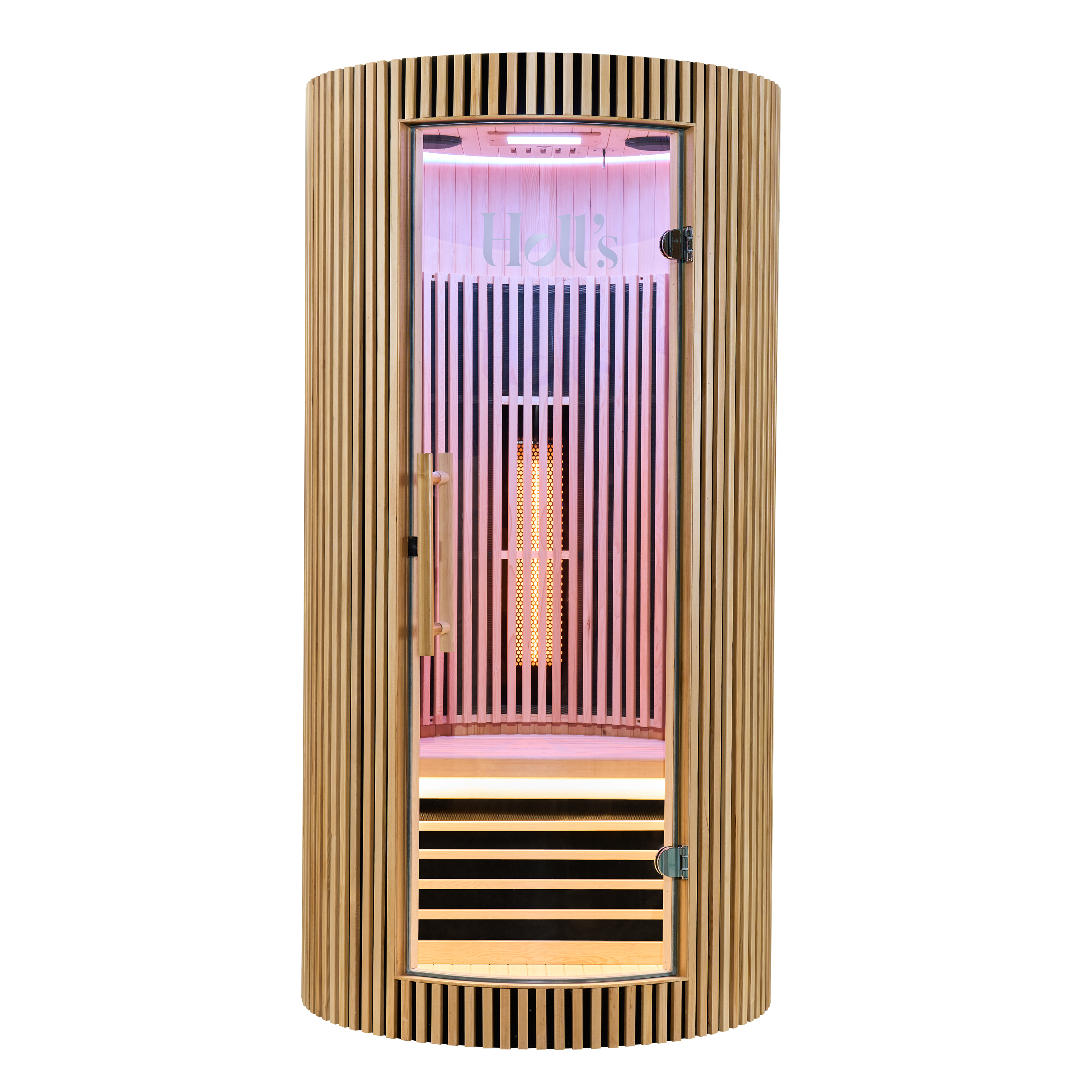 Sauna Infrarouge Holl's Moon 1 Place Wood Color | Espace Sport