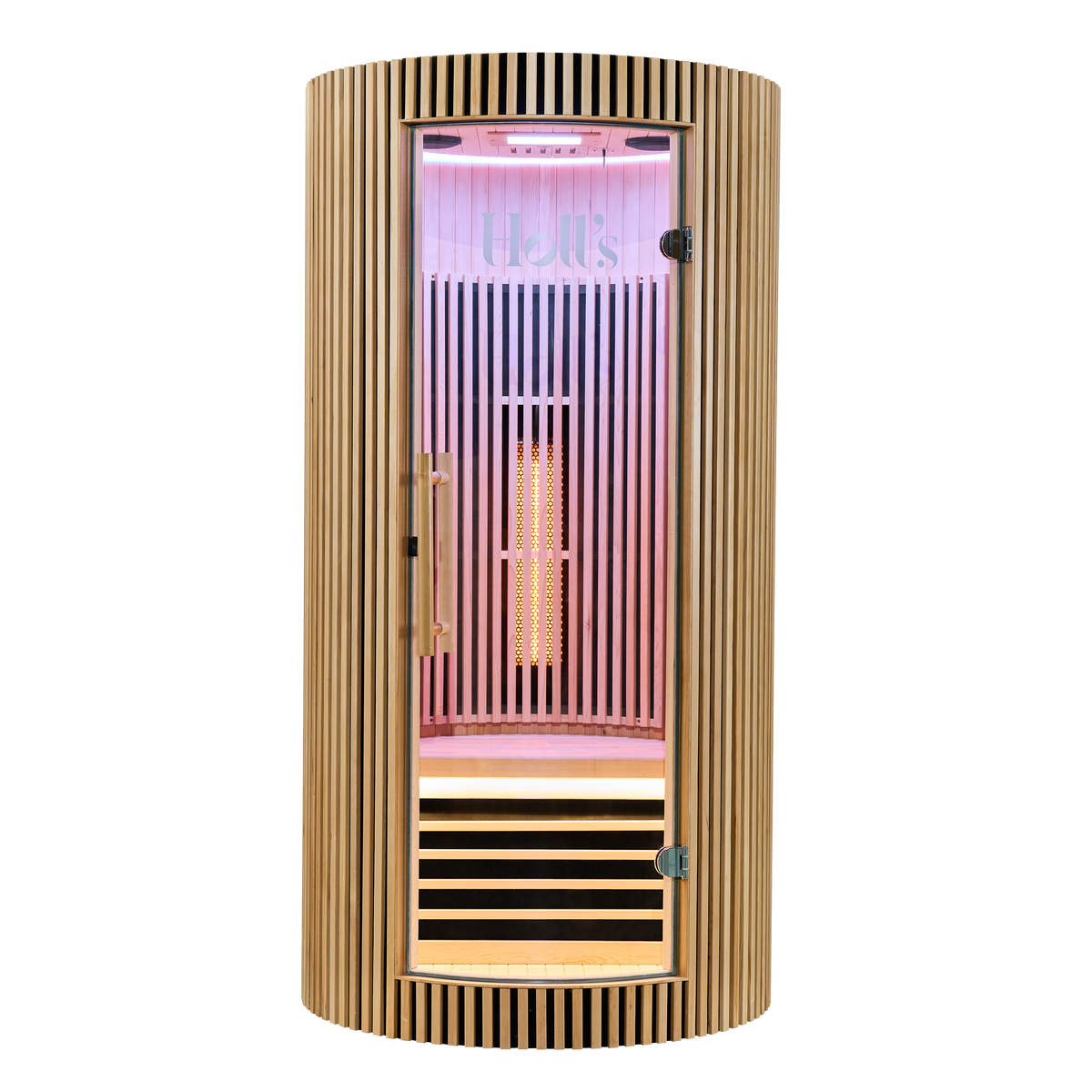 Sauna Infrarouge Holl's Moon 1 Place Wood Color | Espace Sport