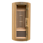 Sauna Infrarouge Holl's Moon 1 Place Wood Color | Espace Sport