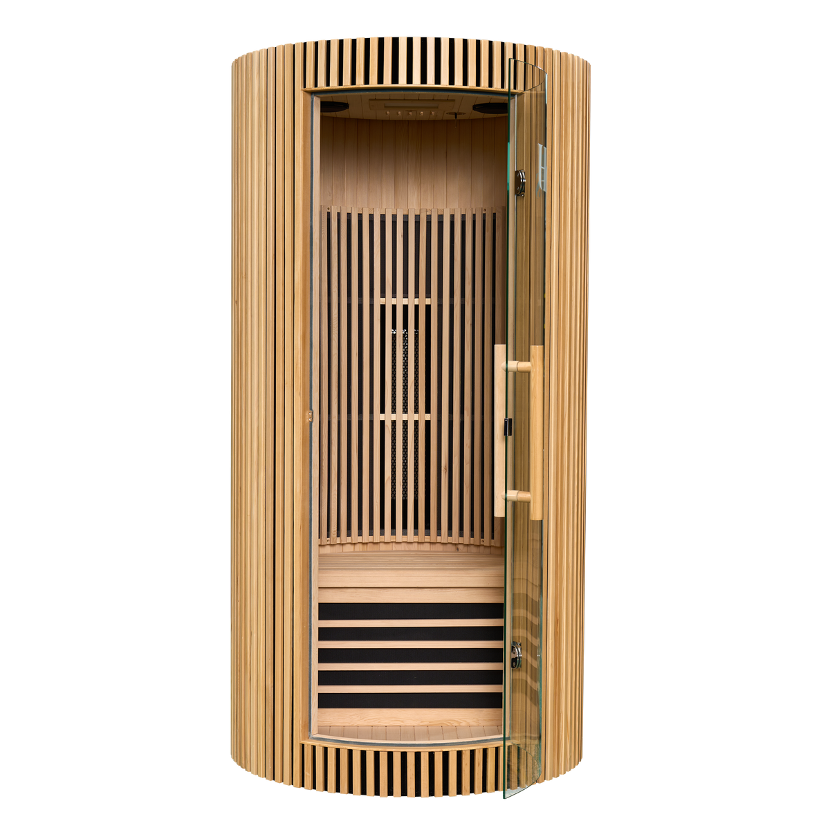 Sauna Infrarouge Holl's Moon 1 Place Wood Color | Espace Sport