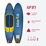 Coasto Flip 10'5 Inflatable Paddle Board | Espace Sport