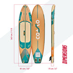 Surf de remo inflable Coasto Flip 11'5 | Espace Sport