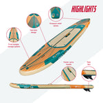 Surf de remo inflable Coasto Flip 11'5 | Espace Sport