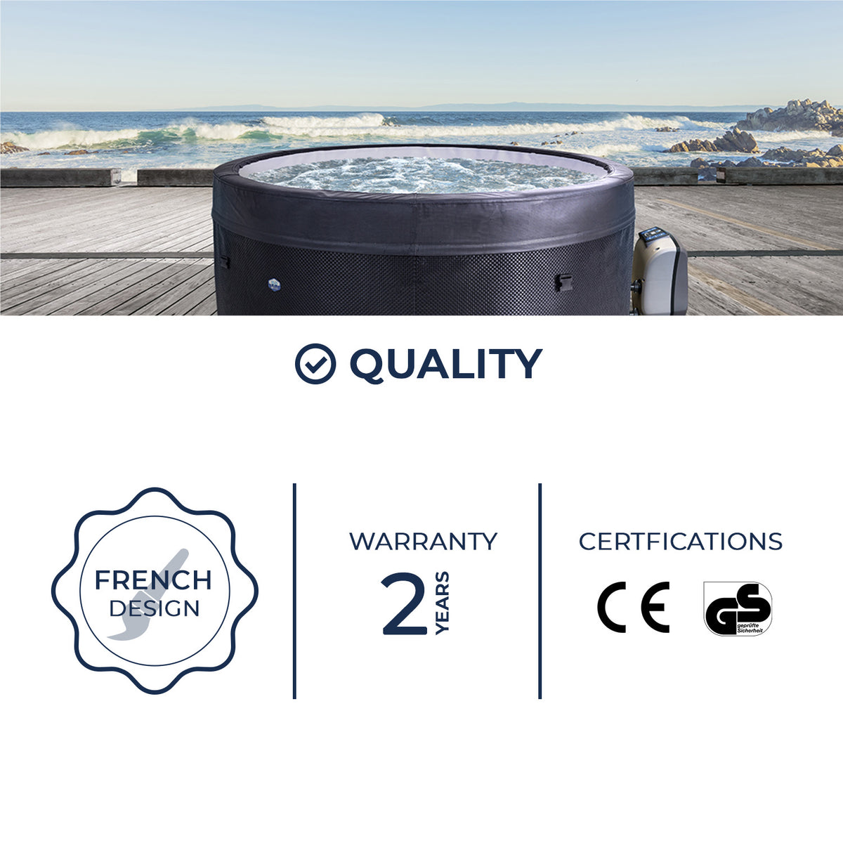 VITA 4-Person Rigid Spa NetSpa | Espace Sport