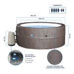Spa Semi-Rigide NetSpa Vita Premium & Mobilier 5 Éléments | Espace Sport