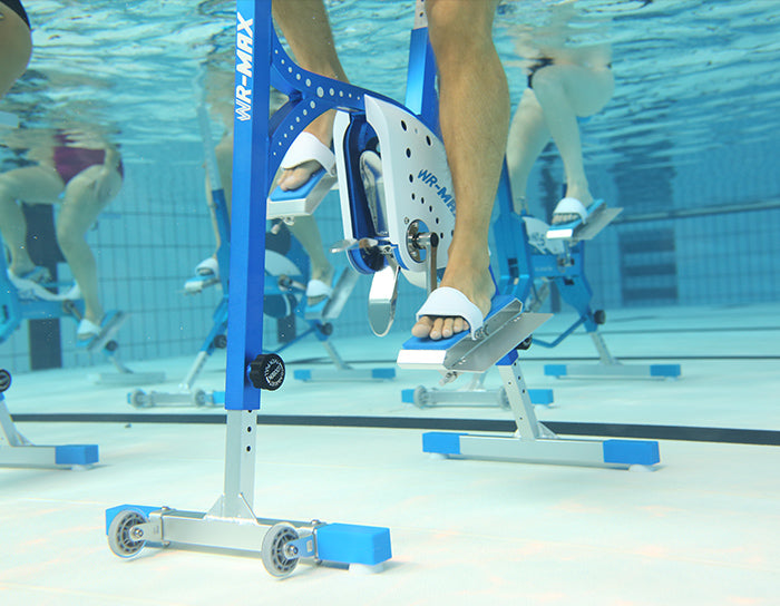 Waterflex WR Max Pool Exercise Bike in Anodized Aluminum
