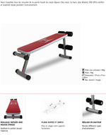 Banco de musculación plano BH Atlanta 300