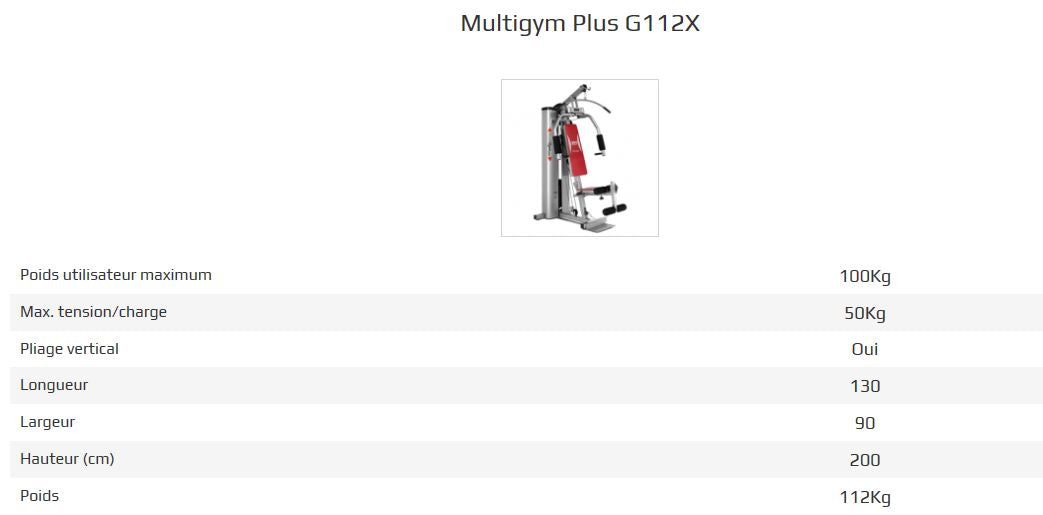 Multi-Station de Musculation Compacte BH Multigym Plus