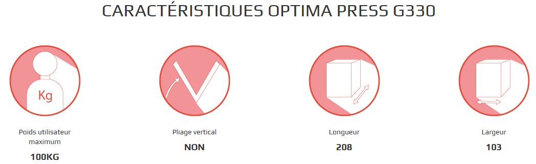 Banco de musculación multiposición BH Optima Press