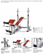 Banco de musculación multiposición BH Optima Press