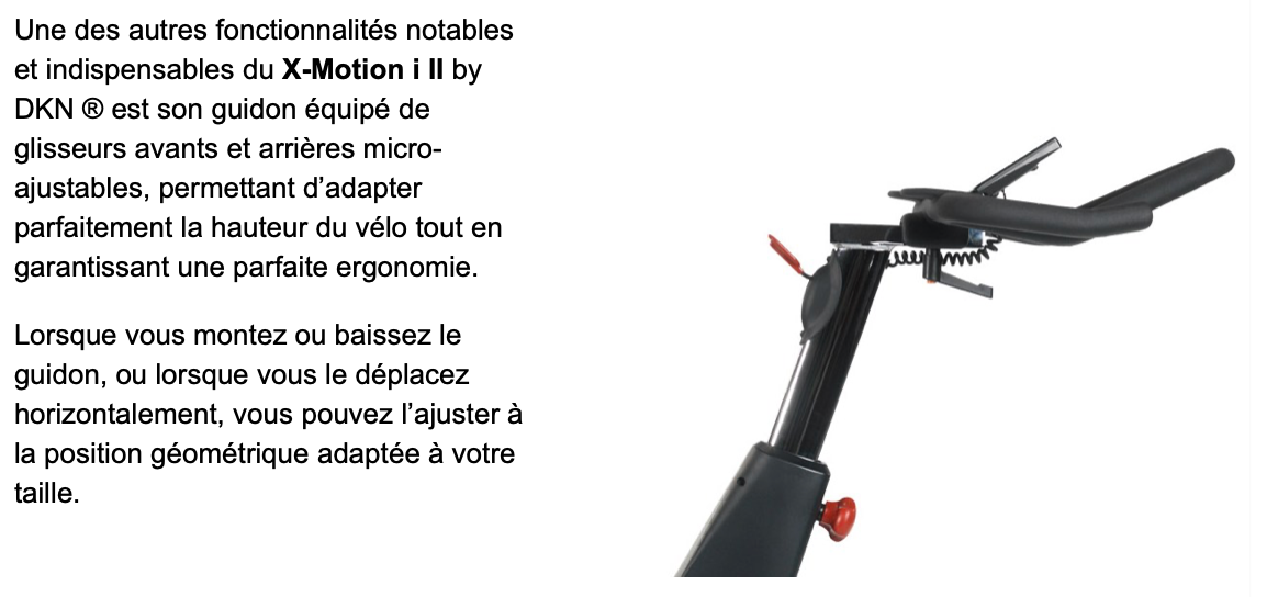 Vélo de Cycling Indoor DKN X-Motion i II Connecté