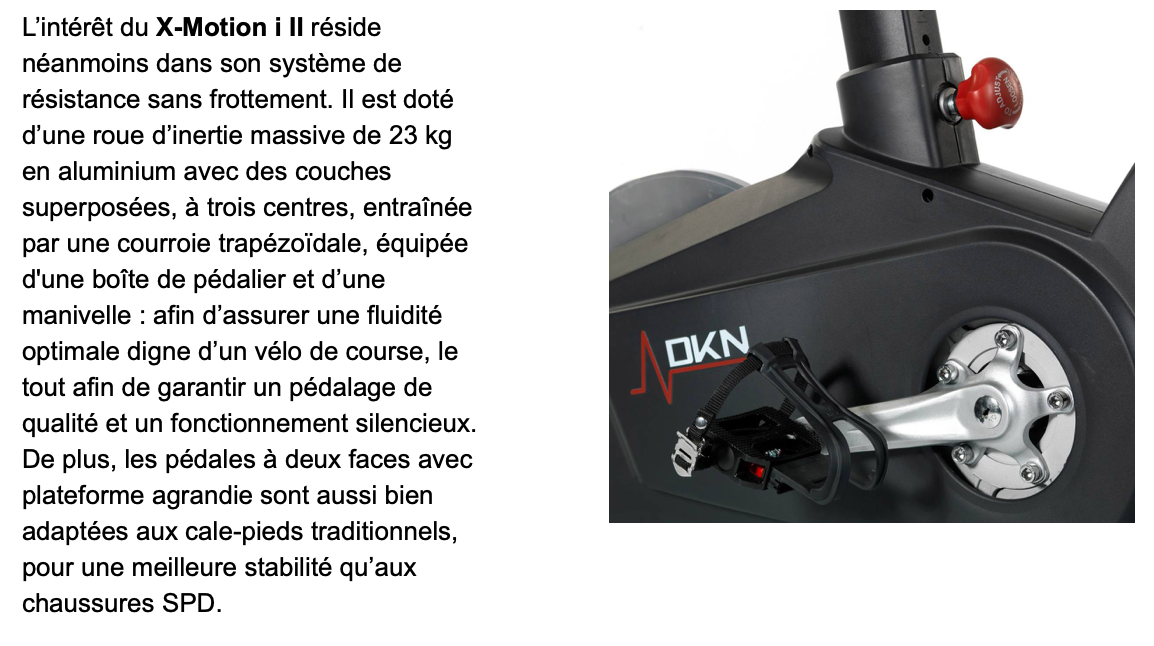 Vélo de Cycling Indoor DKN X-Motion i II Connecté
