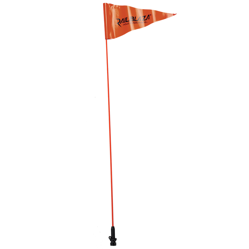 Visibility pennant and pennant holder RailBlaza