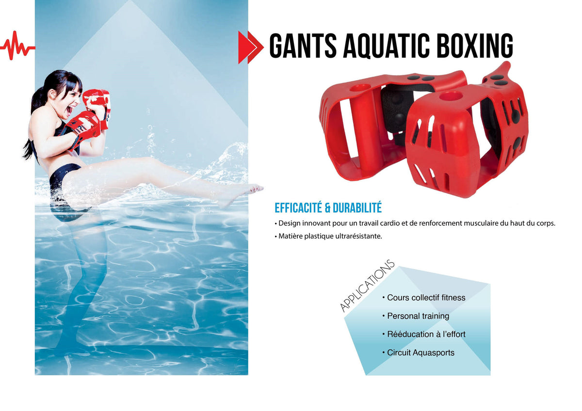 Gants d'Aquaboxing Waterflex pour Entraînement Aquatique