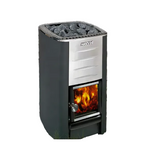 Complete Harvia M3 Wood Sauna Heater Pack (Flue and Protection)