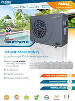 Pompe à Chaleur Piscine Poolex Jetline Selection Fi Full Inverter