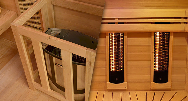 Sauna Traditionnel et Infrarouge Hybride Combi Holl's