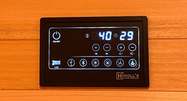 Sauna Traditionnel et Infrarouge Hybride Combi Holl's