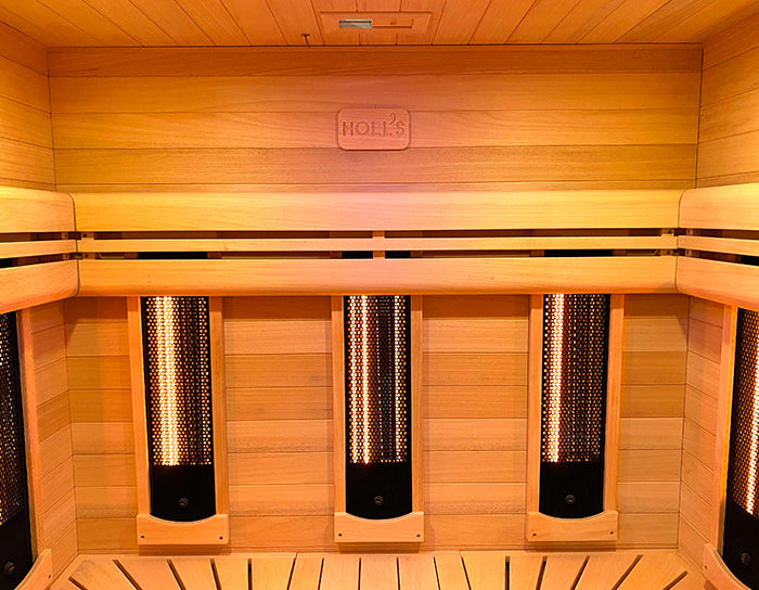Sauna Traditionnel et Infrarouge Hybride Combi Holl's