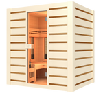 Sauna Traditionnel et Infrarouge Hybride Combi Holl's