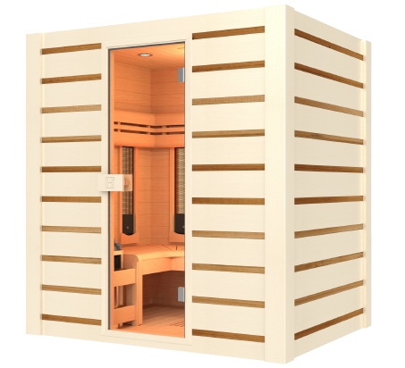 Sauna Traditionnel et Infrarouge Hybride Combi Holl's