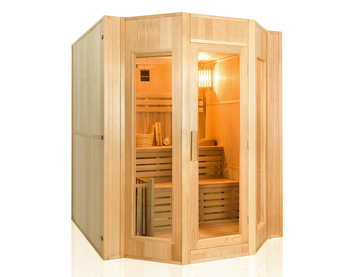 Traditional Zen Steam Sauna in Canadian Spruce